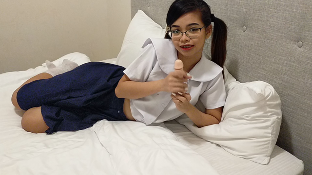 PT.5 Schoolgirl gives JOI video from Angel