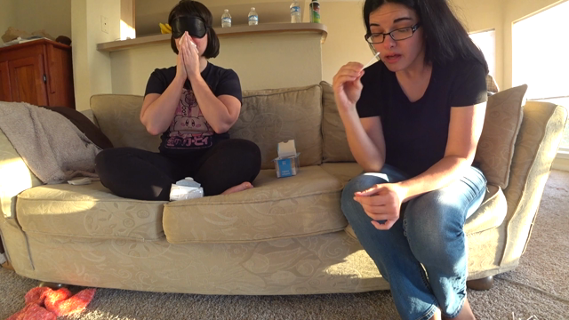 Ann and Raven sneezing and nose blowing 1980 x 1080p MP4 video from AnnSulu