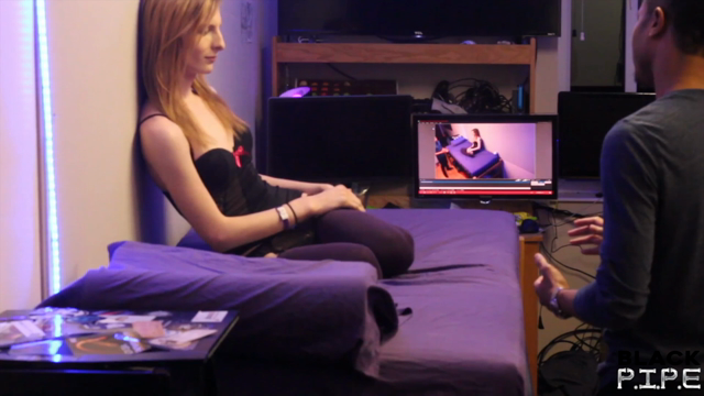 College Dorm Room Sex with Ally Sparkles video from Black PIPE