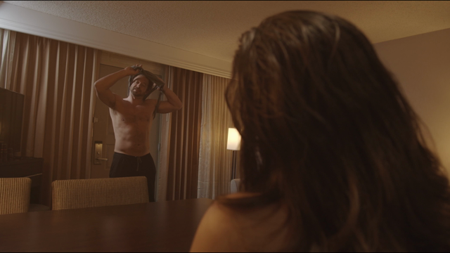 An artist gets painted by a hung model video from Brad Newman