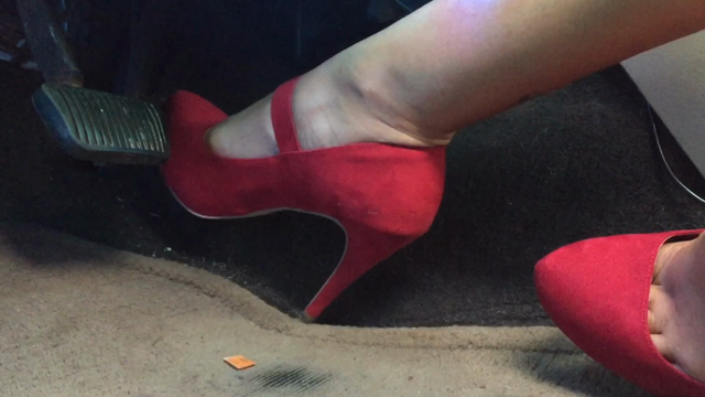 Cranking and Revving Red Heels video from Brina Candi