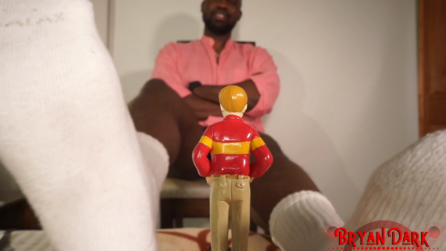 Giant White Sock Worship video from Bryan Dark