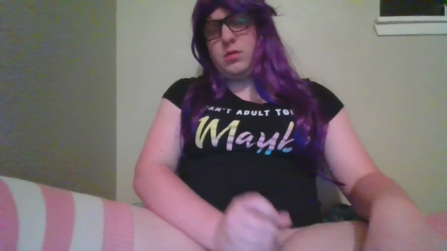 Cute Transgirl With Big Dick Masturbates + Huge Cumshot video from Chloe Baker