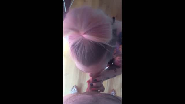 POV BJ cock worship with cum eating video from Princess Chayse