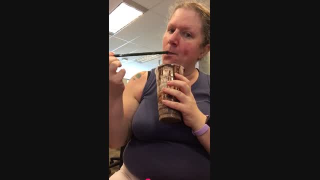 Mmmm Java chips mint Frappuccino is orgasmic video from GreenEyedFreakyMom