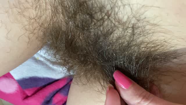 Extreme close up scenes on my hairy bush 4k video from cuteblonde666