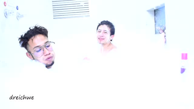 Lots of foam in the jacuzzi part 2 video from Dreichwe