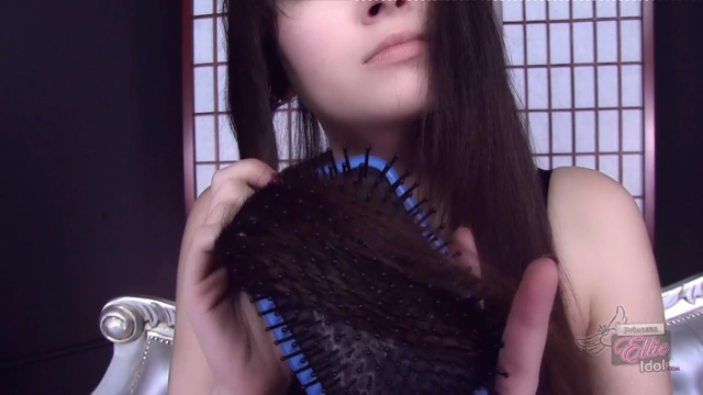 LISTEN TO MY HAIR BEING BRUSHED video from Ellie Idol