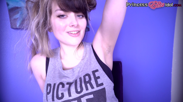 SENSUAL HAIRY ARMPIT JOI video from Ellie Idol