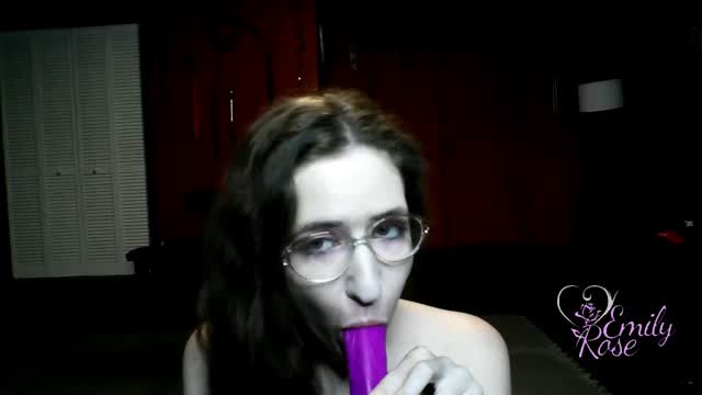 Eye Glasses Blow Job video from Emily Rose