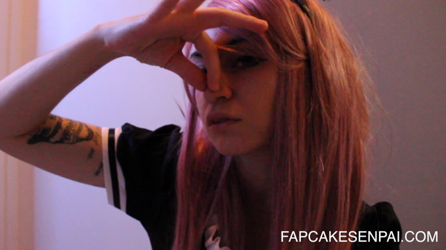 Nose Pinching Anime Maid video from Fapcakesenpai