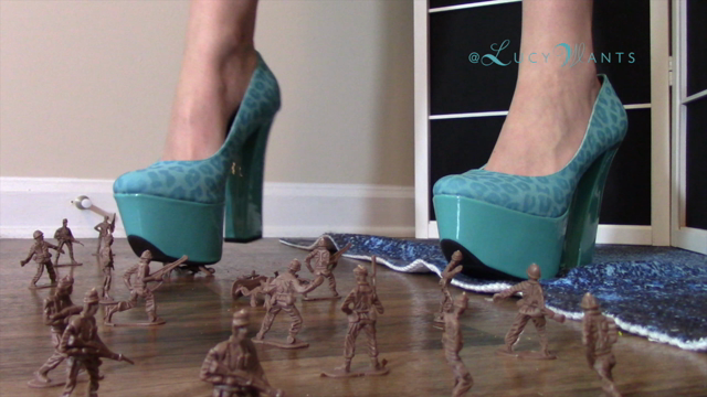 Crushing an army in platform shoes 720 video from Goddess Lucy