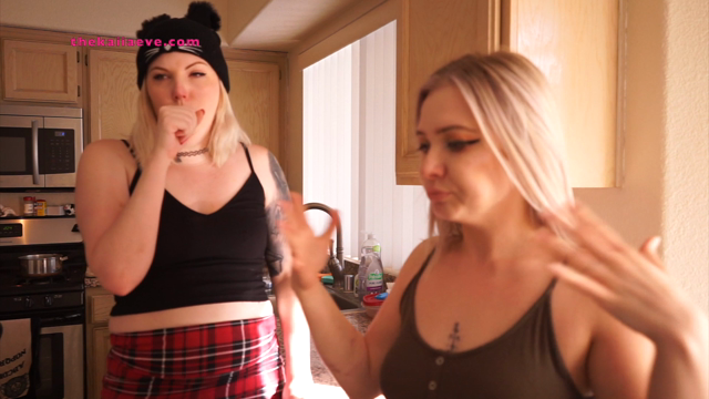 DOUBLE COUGHING FIT video from Kaiia Eve