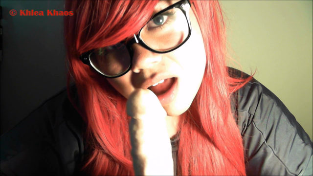 Dirty Talk BJ with Cumshot video from Khlea Khaos