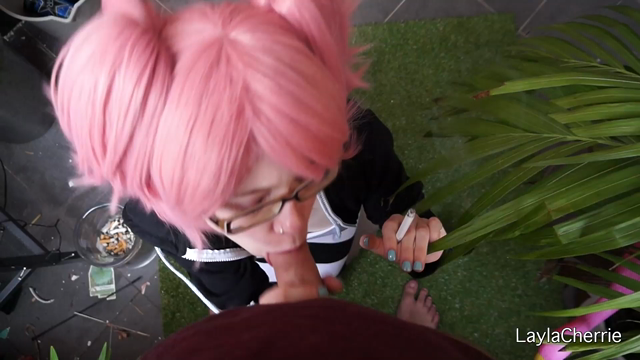 Smoke 'n' Suck video from Layla Cherrie