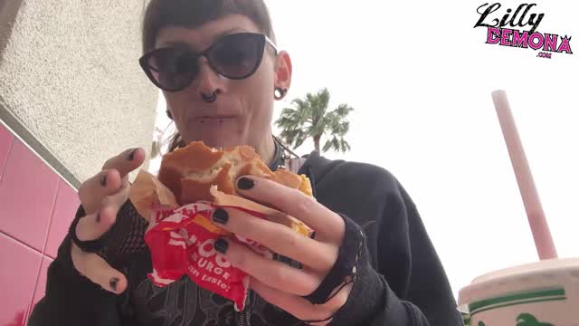 Feeding Myself at LAX video from Lilly Demona