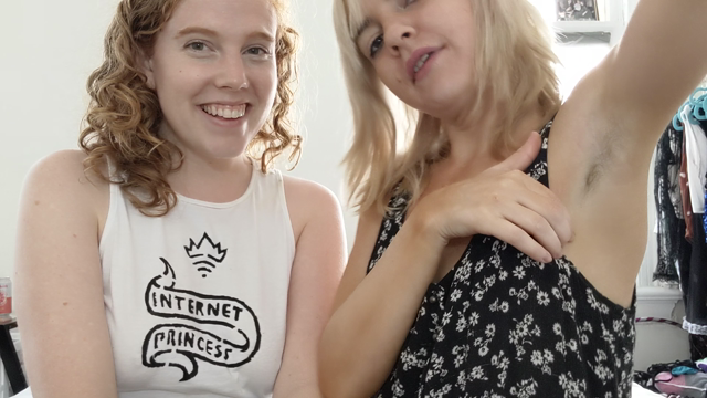 Two Girl Armpitt JOI video from Riley Spencer