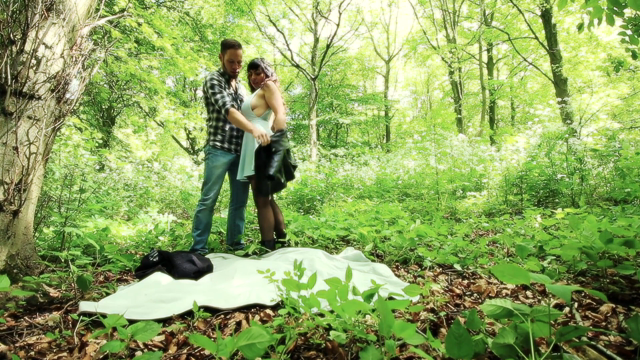 The lovers: Fucking in a forest in Amsterdam video from María Riot