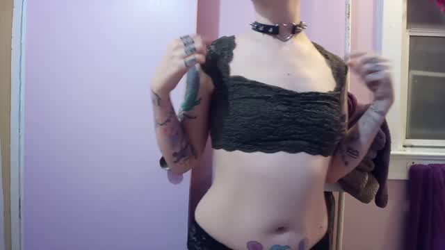 Do I Have The Smallest Tits You've Ever Seen - Punk Babe Examines Her Body With You video from