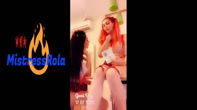 lesbian students Arab style study kissing licking anal video from Mistressrola