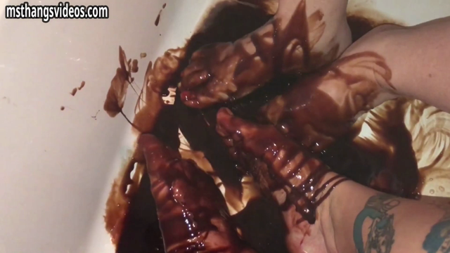 Girl/ Girl Chocolate Feet Play video from HaleyHendrix-xo