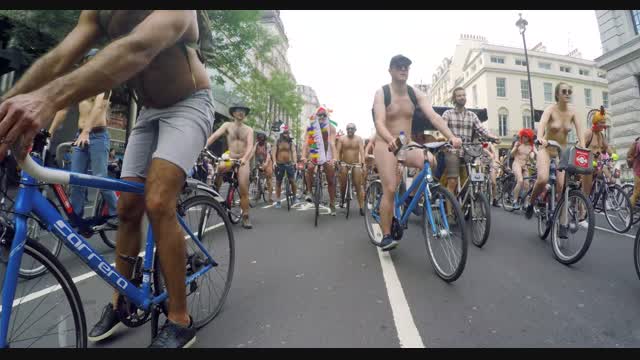 2018 Nude Bike Ride London p.2 video from NaturistWorld