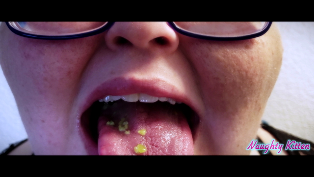 naughty kitten pop rocks ASMR video from Naughty Kitten