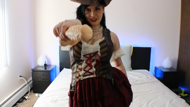 Pervy Pirate and her Dildo **** video from Nicki Sunshine