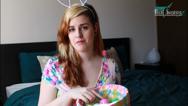 Play With Me: Easter JOI video from Nicki Sunshine