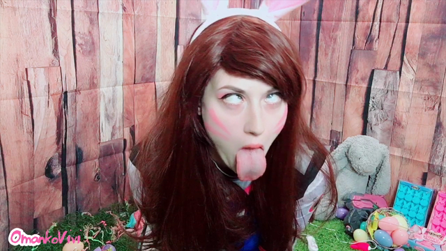 Easter Bunny D.Va Overwatch Hyper Ahegao