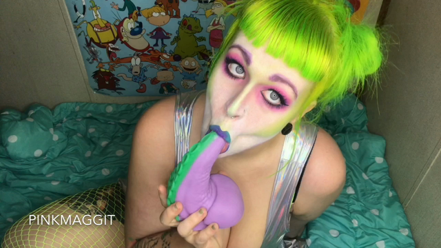Alien Girl Tentacle Fuck video from PinkMaggit Kat