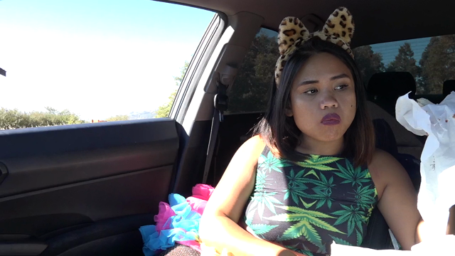 Eating In The Car HD video from ?ClaireFinal