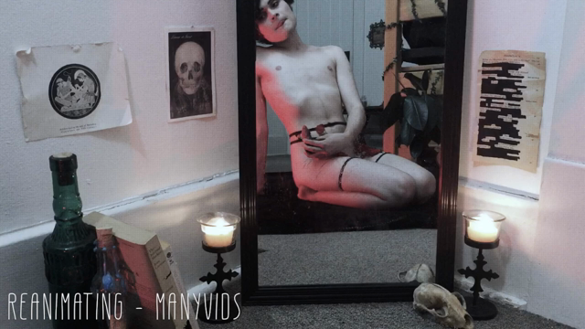 fucking myself in front of a mirror video from Reanimating