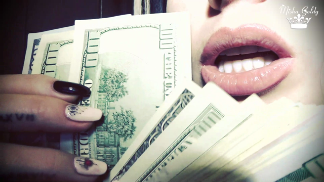 Money & my lips perfect couple!  ASMR video from Mistress Misha Goldy