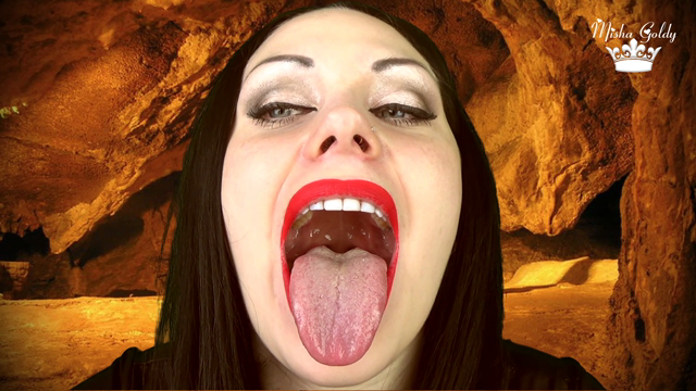 Hungry Werewolf Want To Consume You Alive (POV Vore, Mouth, Tongue and Throat) video from Mistress Misha Goldy