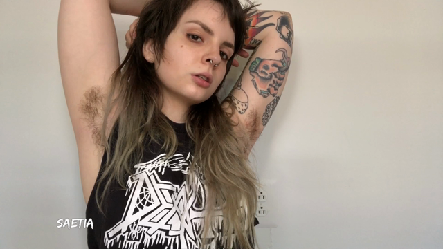 SWEATY HAIRY ARMPITS video from SAETIA
