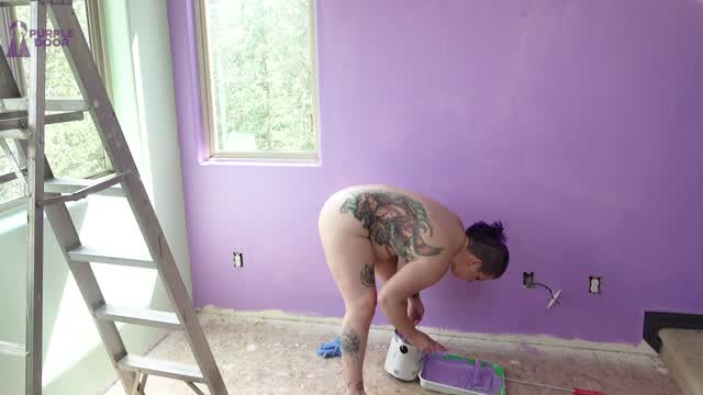 Nudist Purple Paint Job video from Tequila
