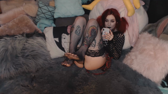 Goth Redhead Ignores you on her Phone video from Slutty-Spice