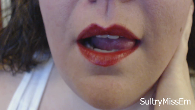 lip licking 2 video from SultryMissEm