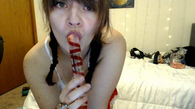 Christmas GFE JOI with Glass Toy video from Tawney