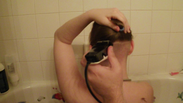 Nape Shave In The Tub video from Red Vinyl Kitty
