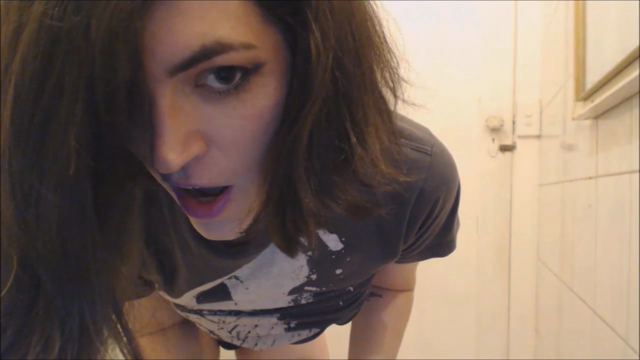 Punk Girlfriend Strips and Showers For You video from