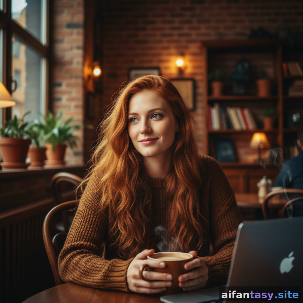Nora - The Slow-Burn Romantic AI girlfriend on AI Fantasy