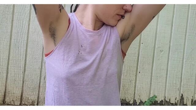 Smelling My Hairy Armpits video from Goddess Thyra