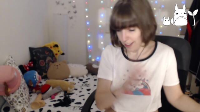 Geeky girl plays with her creamy pussy video from Amy Chan