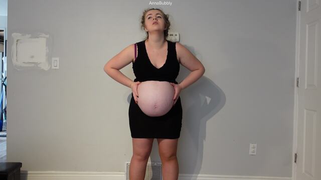 Uncomfortably Pregnant video from AnnaBubbly