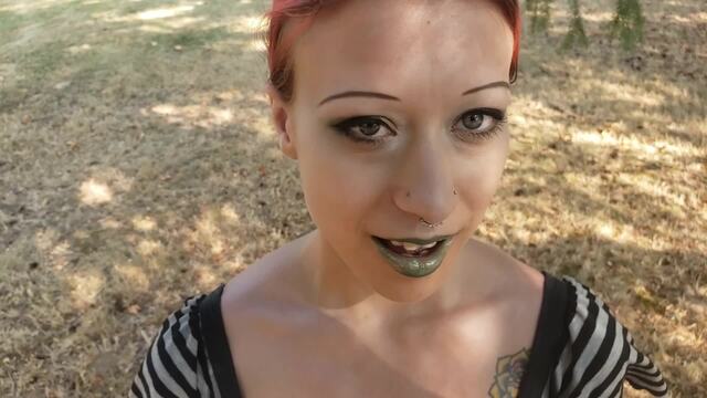 Outdoor BJ , Fuck and Facial video from Arya Socks