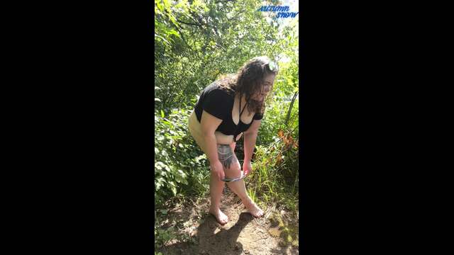 My First Pee Video and Striptease at the Beach 001 video from Autumn Snow