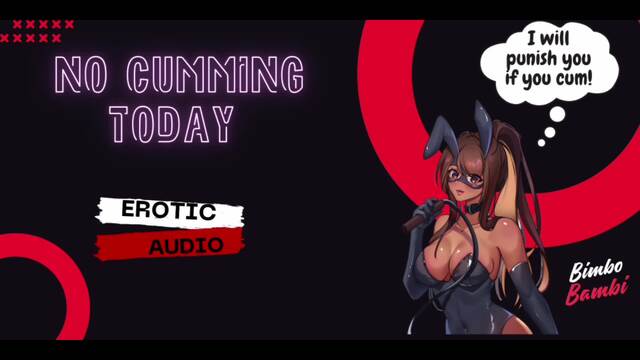 No cumming Today video from BimboBambi