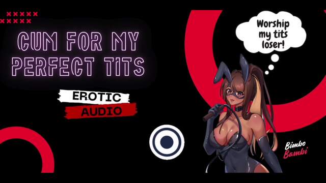 Cum for my perfect tits video from BimboBambi
